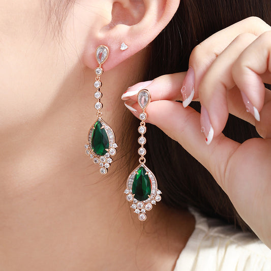 Glimmering Drop Earrings