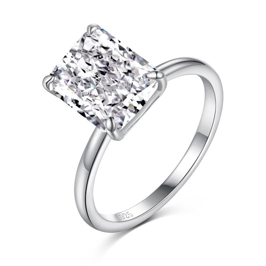 Radiant Zircon Ring