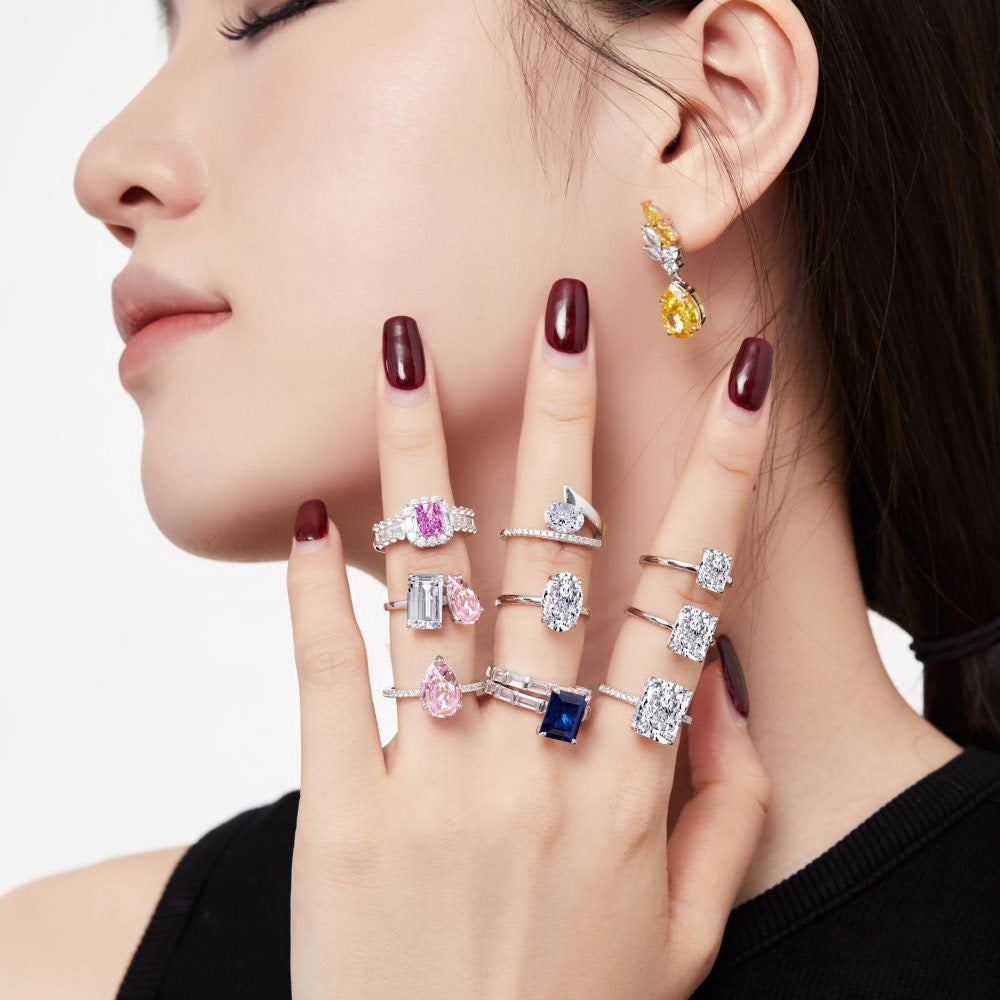 Radiant Zircon Ring
