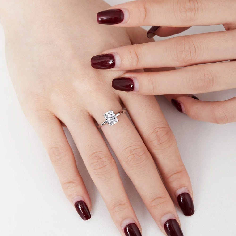 Radiant Zircon Ring